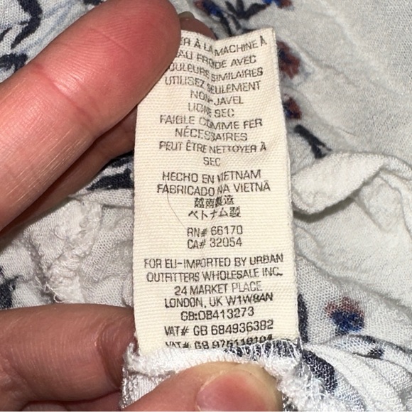 Free People | Tree Swing Tunic Tank Top Sleeveless Blouse Floral Print Keyhole - Picture 11 of 14